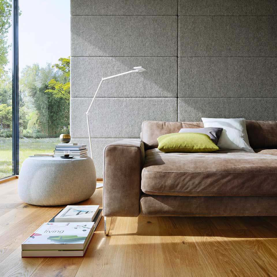 ROMBERGER Schallschutz Paneele Wohnzimmer